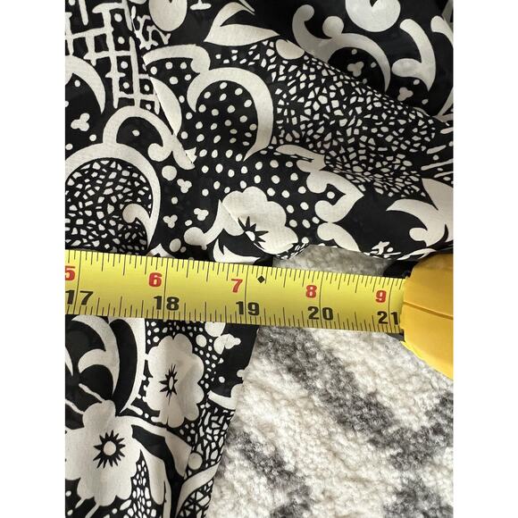 ASSORTI FOR SUSAN FREIS Vtg 80s Floral Georgette Smocked Waist Midi Dress L/XL - Picture 14 of 16